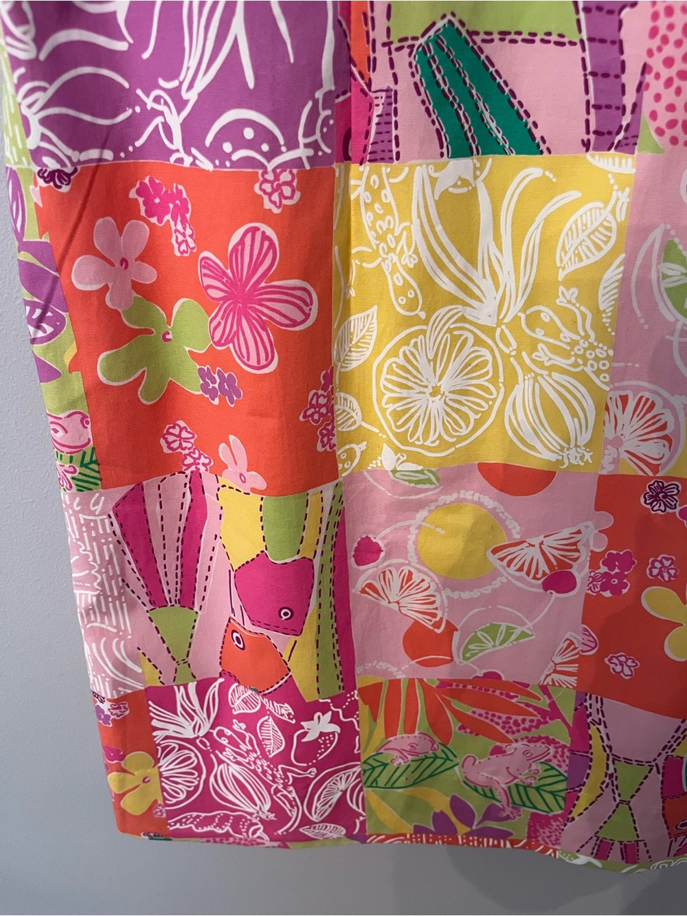 Lilly Pulitzer Patchwork Floral Dress - Size 6 - Picture 6 of 11